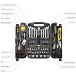 95-Piece Portable Mechanics Tool Set in Yellow
