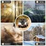 Waterproof RV Spare Tire Cover with USA Flag