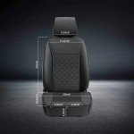 Elantrip Waterproof Leather Car Seat Covers Set