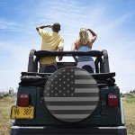 Waterproof RV Spare Tire Cover with USA Flag