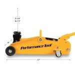 2 Ton Capacity Compact Trolley Jack by Performance Tool