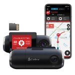 Cobra Smart Dash Cam with Interior Camera 1080P