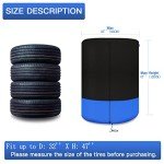 Kayme Large Tire Cover for Seasonal Storage