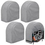 K-Musculo Waterproof RV Tire Covers 4-Pack, 24-26