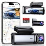 4K Dual Dash Cam with WiFi and GPS