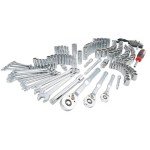 Mechanics Tool Set - 189 Piece, 1/4 & 3/8 Drive