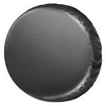 Black PVC Leather Spare Tire Cover for Vehicles