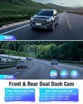 4K Dual Dash Cam with GPS & Night Vision