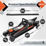 2.5 Ton Low Profile Steel Floor Jack