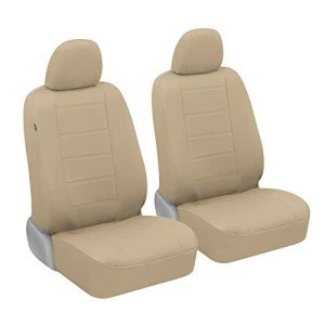 BDK Beige Faux Leather Front Seat Covers