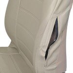 BDK Beige Faux Leather Front Seat Covers
