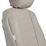 BDK Beige Faux Leather Front Seat Covers