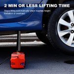 Electric Car Jack Kit with Impact Wrench & Pump