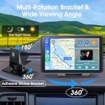 Eleacc Portable 7" Wireless Car Stereo with CarPlay