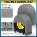 Waterproof RV Tire Covers 4-Pack for 19-22 Inch Tires