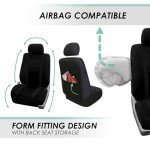 FH Group Sporty Car Seat Covers - Airbag Compatible