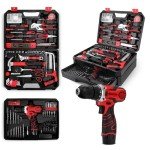 276-Piece Tool Set with Cordless Drill and Case