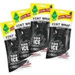 LITTLE TREES Vent Wrap Air Freshener - Black Ice