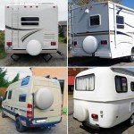 AmFor Weatherproof Spare Tire Cover for Jeep & RV