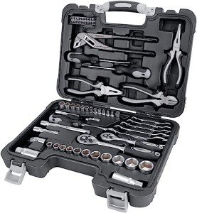 65-Piece Home Repair & Mechanic Tool Kit