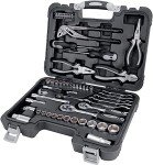 65-Piece Home Repair & Mechanic Tool Kit