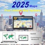 7" Touch Screen Car GPS with Voice Directions