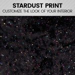 BDK Black Stardust Front Seat Covers Set