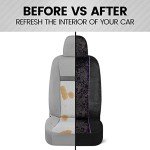 BDK Black Stardust Front Seat Covers Set