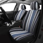 Striped Baja Saddle Blanket Car Seat Covers Set