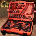 160-Piece Metric Mechanics Tool Set with Ratchet