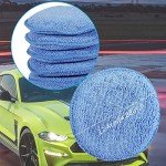 Microfiber Wax Applicator Pads for Car Polishing