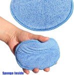 Microfiber Wax Applicator Pads for Car Polishing