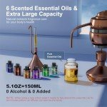 Smart Car Air Freshener Diffuser with Essential Oils