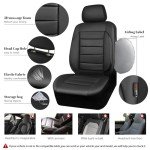 Universal Leather Seat Covers with Back Support