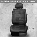 Universal Leather Seat Covers with Back Support