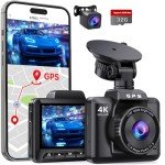 Ecomoment 4K Dual Dash Cam with WiFi & GPS