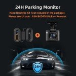 Ecomoment 4K Dual Dash Cam with WiFi & GPS