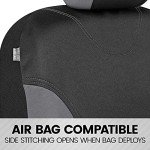 BDK Gray UltraSleek Car Seat Cover Set