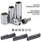 145-Piece Mechanics Socket Set by Amazon Basics