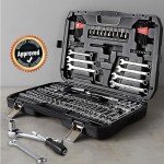 145-Piece Mechanics Socket Set by Amazon Basics