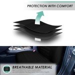 3D Air Mesh Fabric Car Seat Covers - Black