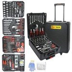 899PCS Complete Tool Set with Rolling Toolbox