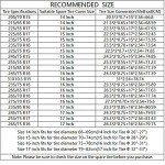 Universal Waterproof Spare Tire Cover, 15 Inch Black