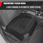 Motor Trend Faux Leather Seat Covers - 2-Pack Black