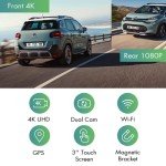Heaboli 4K Dual Dash Cam with Touch Screen
