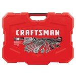 150-Piece Mechanics Tool Set, SAE/Metric