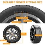 4-Pack Waterproof Tire Covers for Trucks and SUVs