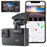 Kingslim D1 Pro 4K Dual Dash Cam with GPS
