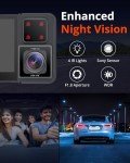 Kingslim D1 Pro 4K Dual Dash Cam with GPS