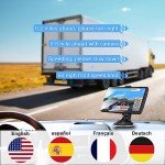Car GPS Navigation 7 Inch Truck GPS System, 2025 Touch Screen Vehicle GPS Commercial Trucker GPS Navigation Speeding Warning, Voice Navigation, POI, Free Lifetime Update of World Maps